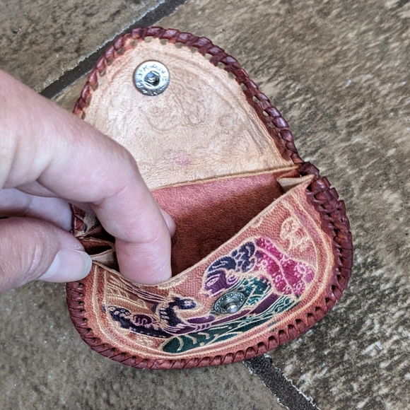 Leather Wallet Set Hand Made in India - Picture 8 of 9